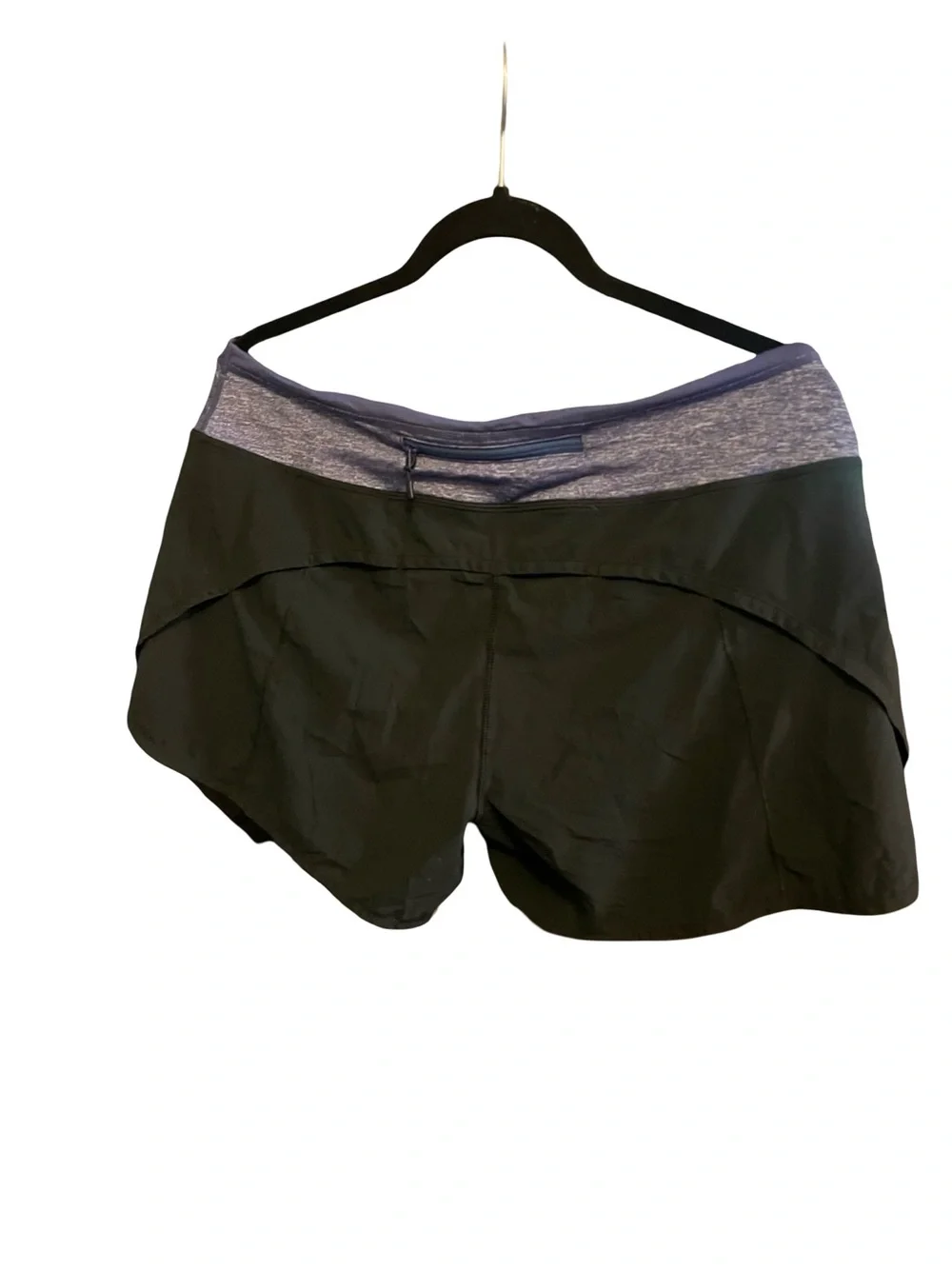 2/$20 🌸 lululemon athletica Black shorts with Purple Waistband Accent size 12